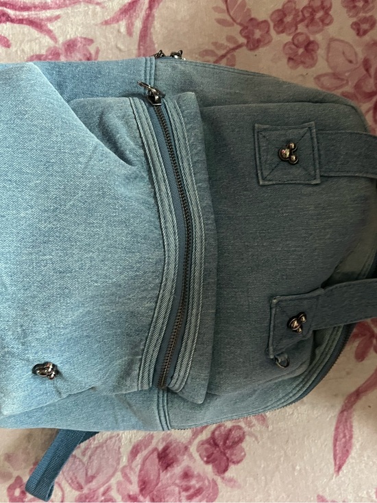 Disney Handbags - Disney Light Blue Denim Backpack